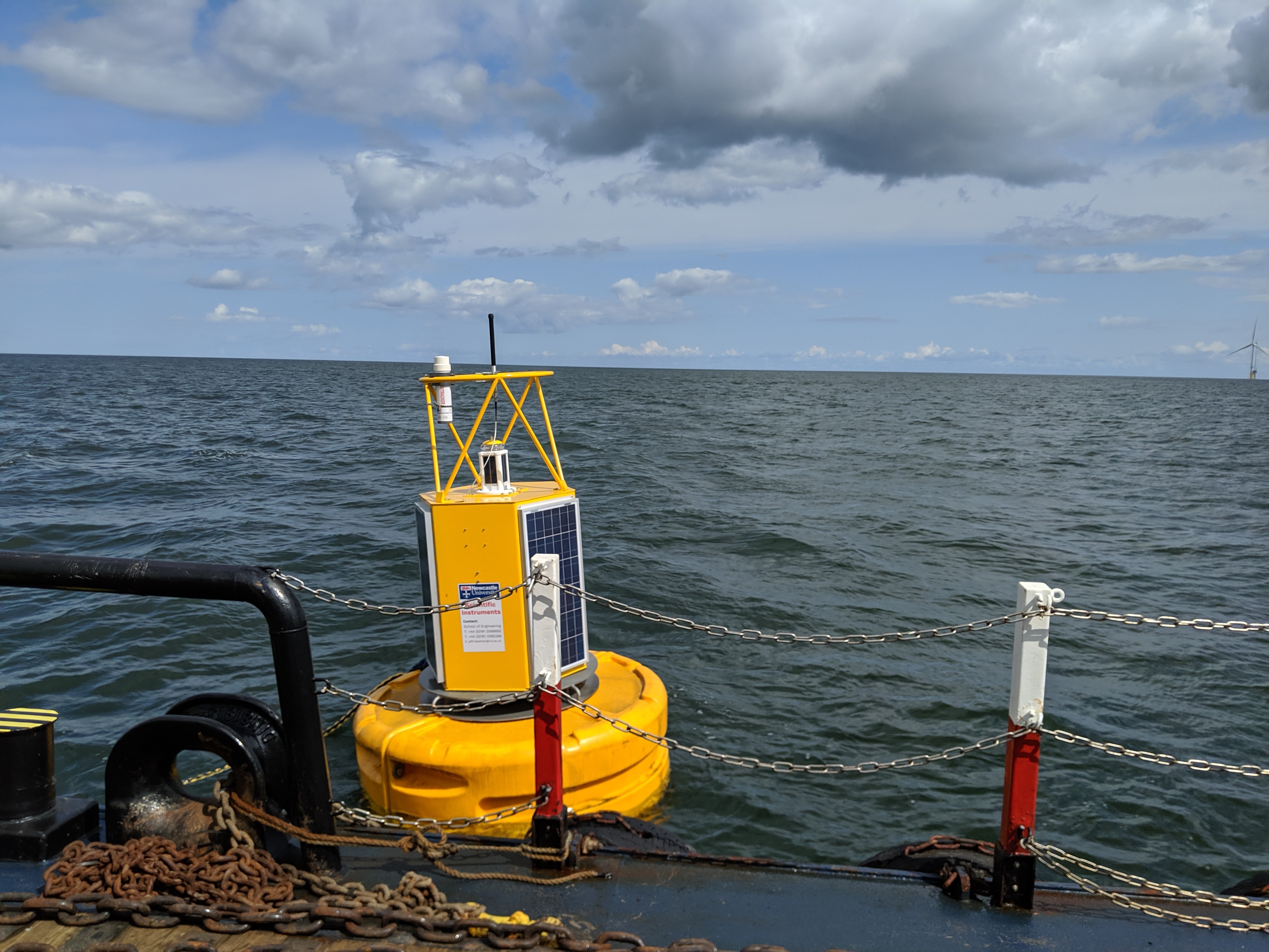 The Buoy Alongside The Sir Bobby Robson