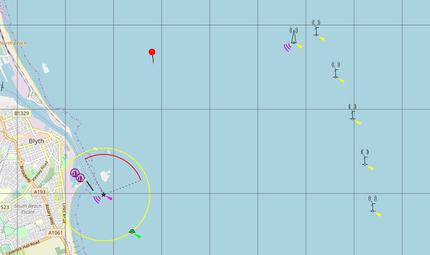 OpenSeaMap Location of Databuoy