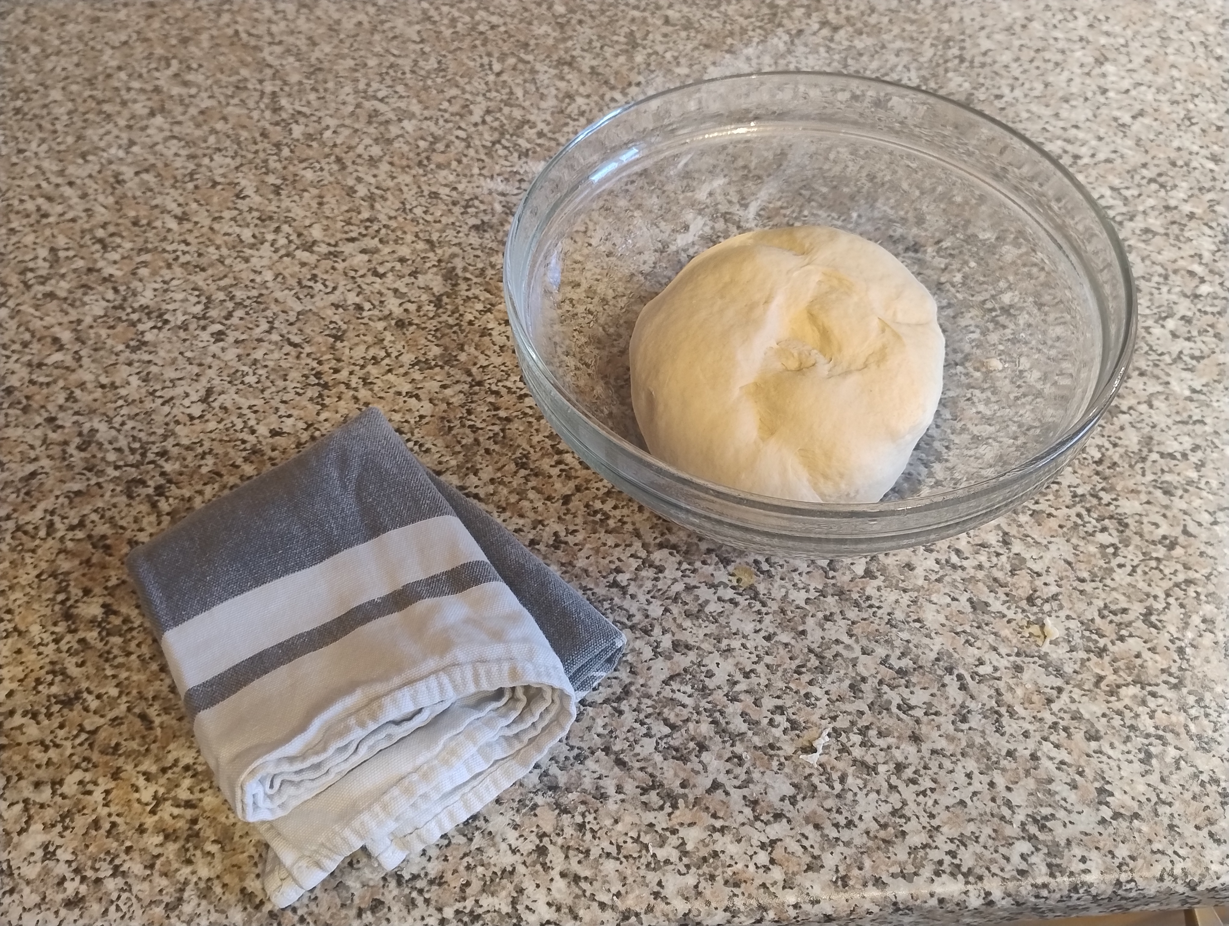 Dough Into Bowl For Proving